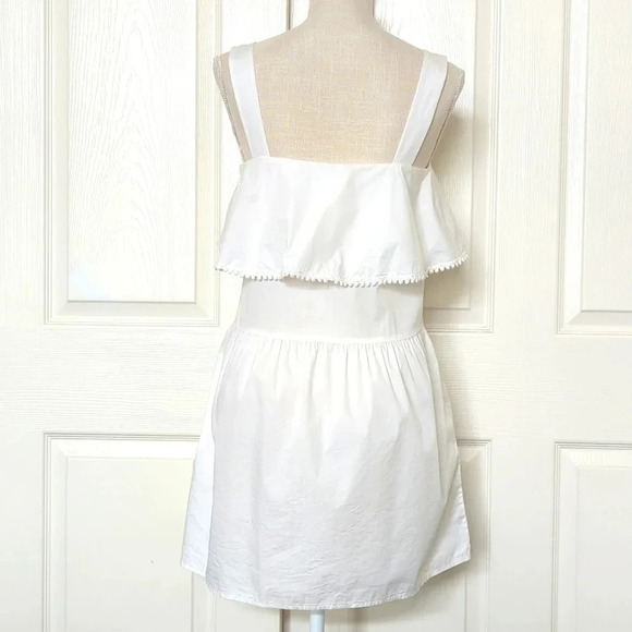 Rebecca Minkoff Palm Poplin Lace Trim Casual Dress - Picture 6 of 7